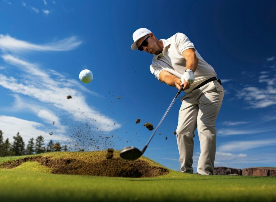 full shot man playing golf nature 23 2150978095 1